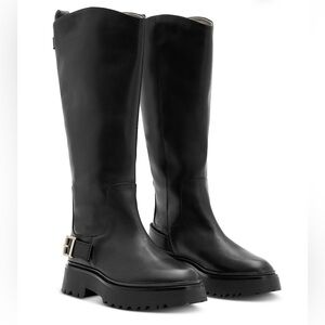 ALL SAINTS Women's Opal Pull On Riding Boots SZ 7 women’s